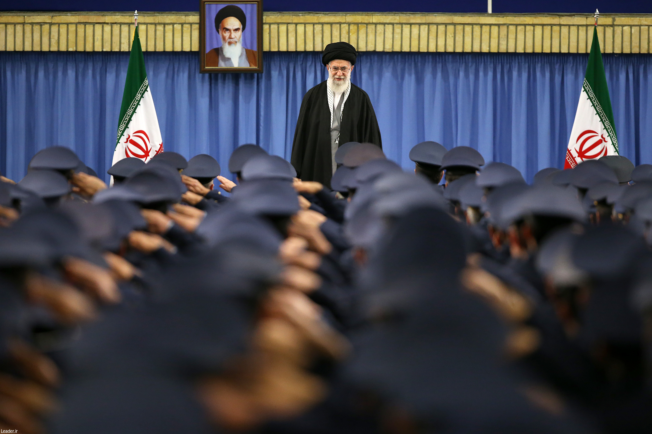 رهبر معظم انقلاب اسلامی در دیدار فرماندهان نیروی هوایی و پدافند هوایی ارتش: